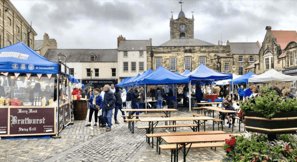 Exploring the Market Town of Hexham in Northumberland